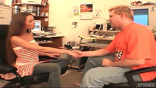 Petite 18-years-old Sucking Guys Chopper Passionately