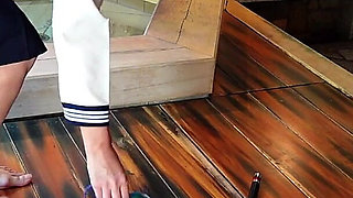 Dripping Uniform, Restrained in a Bathtub, off-campus Lesson