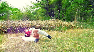 Mini Skirt & Loose Socks