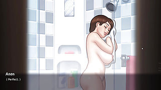 step sister and anon make hot seen in summertime saga part 9