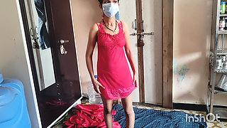 Shivani trying bikini first time.