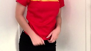 Pregnant Redhead Webcam Masturbation
