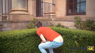 Watch MILF April Velvet & her blonde friend Sam Bourne get their big asses and wet pussies filled with cum in this hot British housewife