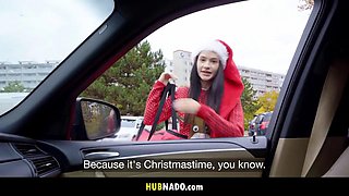Big Cock Martin Gun Gives Tip to Xmas Delivery Girl Matty Mila Perez