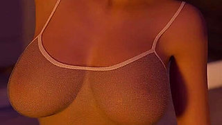 My Pleasure 10: Julian Watches Julia Finger Pussy Moaning His Name Kitchen Boobs