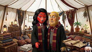 Fruit Series: Episode 2 - Cute Strawberry Witch and Potato Wizard Sharing Magical