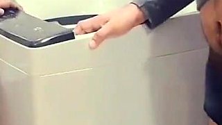 In the Washing Room, We Hard Fuck and Naked Fun with the Stepsister Secretary