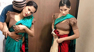 Desi Bhabhi Mina Gets Rough Fucked in Saree - Hardcore Doggy Style Sex