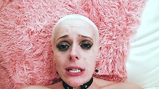 Creampie reward for sex crazed MILF freak with small tits