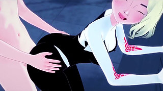 Spider-woman Gwen Stacy Fucking  Full Movie on Ptrn Fantasyking3