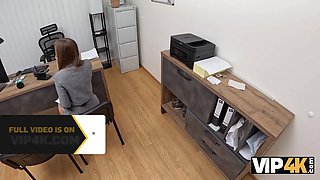 Vip4k. sweet huge titty amalia davis is having rectal joy in the office