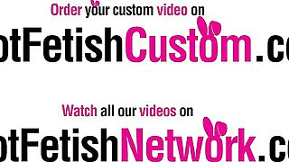 Cosplay Feet featuring sweet one's foot fetish scene