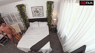 Ginger Cum Slut Lets Stepdad Play With Her Pussy