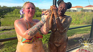 Messy Bean Play Four Hot Girls Squish Beans All Over Their Curves and Dare You to Lick Them Clean