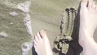 Beach Feet Teasing