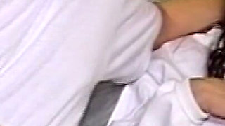 Busty Brunette MILF Takes Cock Deep From Behind