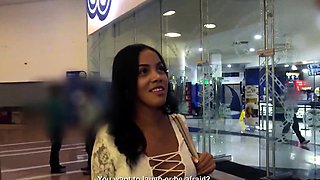 Cute Brunette Tanned Latina Rough Fucked