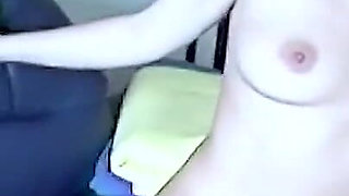 Unshaven Pussy Fucked by Dildo