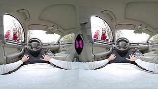 Sex With Adriana In The Car From A Different Perspective