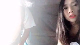 Asian School Girl Goes Wild Camping with Seniors