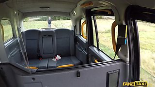 Honour May Hijacks Cab for Rough Rimjob and Fingering