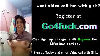 Attractive Indian couple horny porn clip