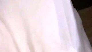 Blindfolded Brunette Gets Passionate Homemade Sex on Bed