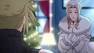 Car Toon In Seduction At Midnight: Aerith Decides Cloud Will Be Her New Years Reward Sex)