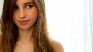 Curly Blonde Teen Records Solo Dildo Masturbation More at