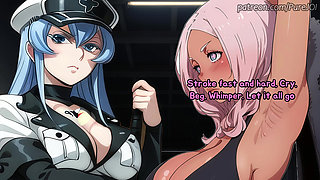 Try to survive under Esdeath's and Hibana's soldier training (Obedience JOI)