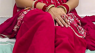 Indian Wife Video Call with Husband Seducing but Wife Cheats on a Husband While Having Sex with Devar in Hindi