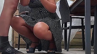 The Beautiful Model First Posed, Then Swallowed the Semen and Urinated