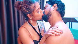 Super hot lady with big boobies came for the sex interview