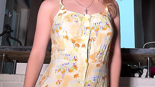 In a Summer Dress with No Panties