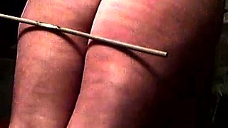 A caning for a very naughty lady