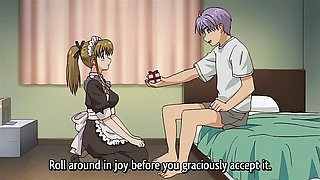 Heavenly maid gets down and dirty in this steamy anime adventure