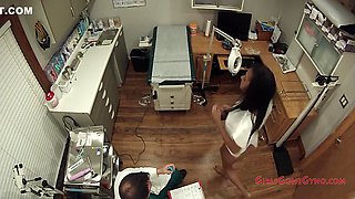 Shy Innocent Mixed Girl Undergoes Mandatory New Student Physical Bella, Tampa University Physical - Part 4 Of 7 10 Min With Doctor Tampa