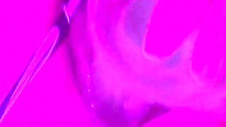 Close up Squirting on Dildo