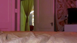 Nasty brunette pornstar with big boobs