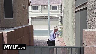 Palace inspector Dee Williams gets hard fucking and anal creampie from teenage stud - mylf classics