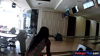 Big ass Thai MILF girlfriend amazing sex