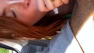 CallMeSlooo Gives Deep Blow To Her BF In The Car Onlyfans