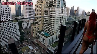 Fucking A Hot Thai Redhead Slut Picked Up By The Swimming Pool - Hunny Bunny With Antonio Mallorca And Honney Bunny