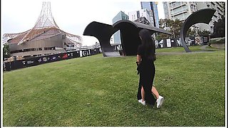 Asian Girl Visits Melbourne To Ride A Big Cock - Twosetduet