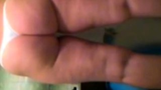 stepmom's muscular ass in a thong (voyeur)