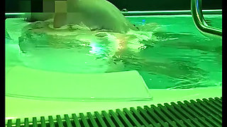 18yo Fan Spotted Me at the Public Spa and Filled Me up in the Hot Tub
