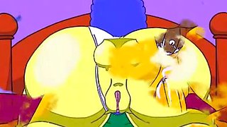 Marge Simpson lusty cheating wife