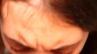 Hard Gagging Deep Blowjob to Wife While Cleaning