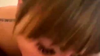 Homemade amateur gf blowjob and cumshot