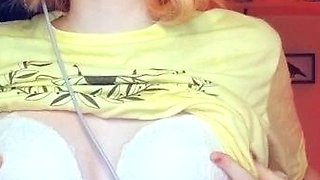 Sexy teen doggystyle fuck on webcam close up